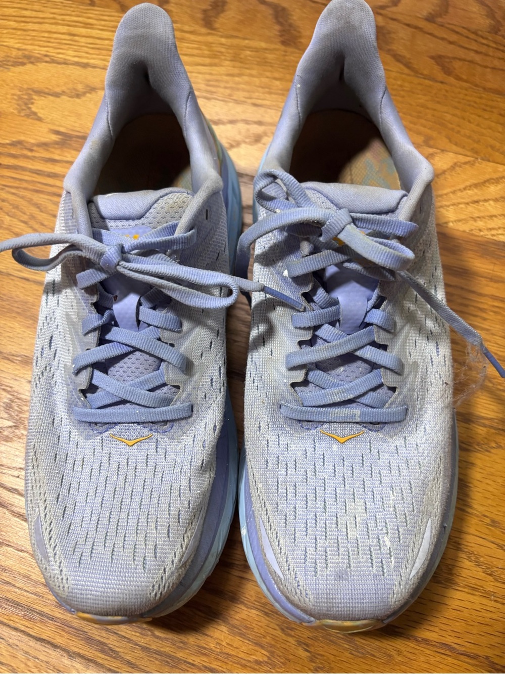 HOKA One One Clifton 8 Size 8B Blue Running Walking Sneakers